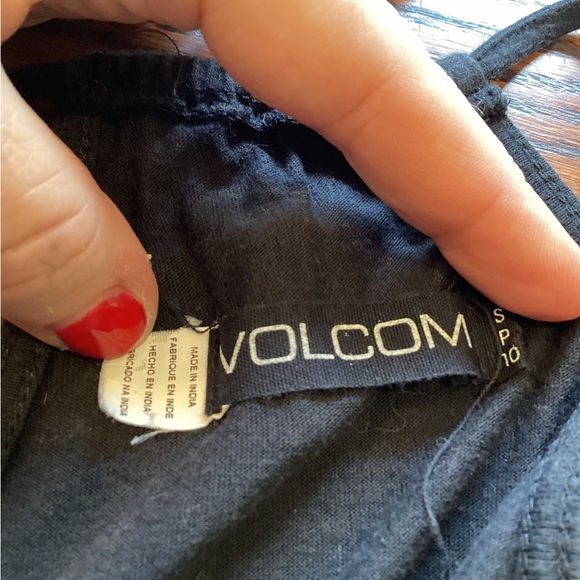 Volcom Midnight Black Halter Dress - Picture 6 of 8